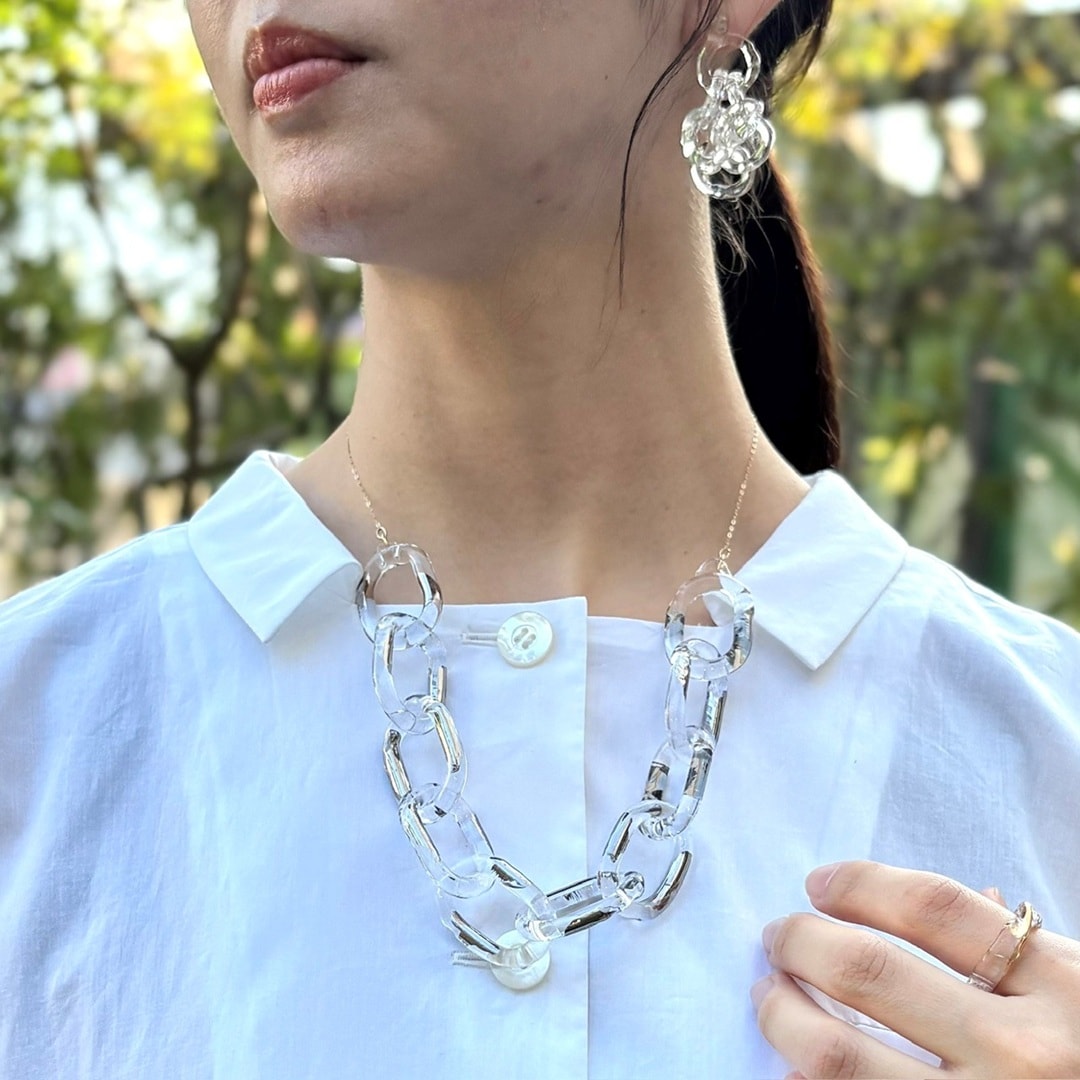 【IDÉE新宿店】ジュエリー紹介「サージネックレス」「サージピアス」|LUCE MACCHIA_8PDpuP