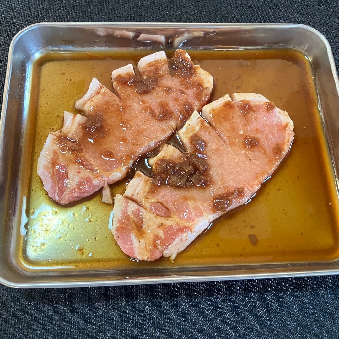 かんたん調理　シャリアピンステーキ