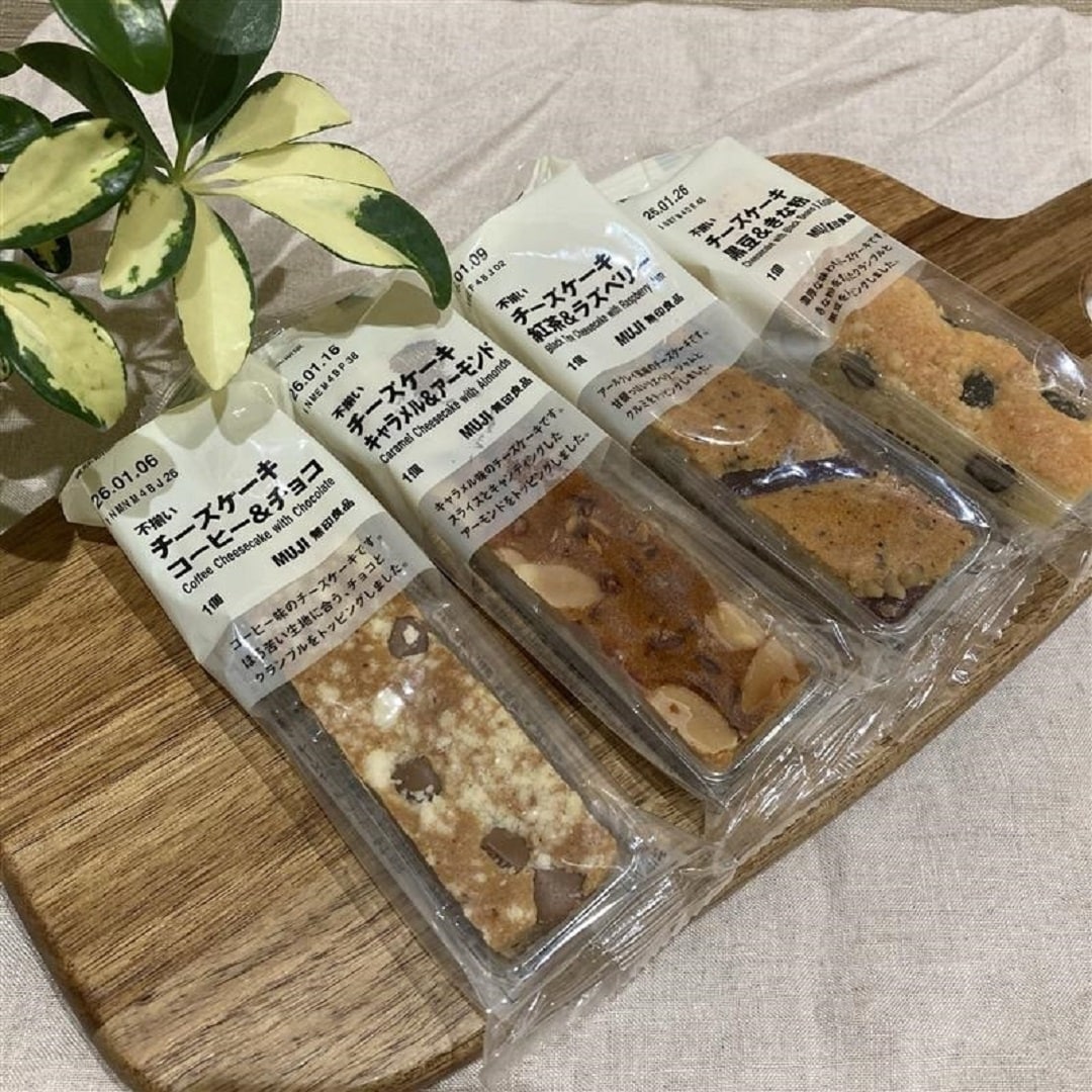 不揃いチーズケーキ４種の写真