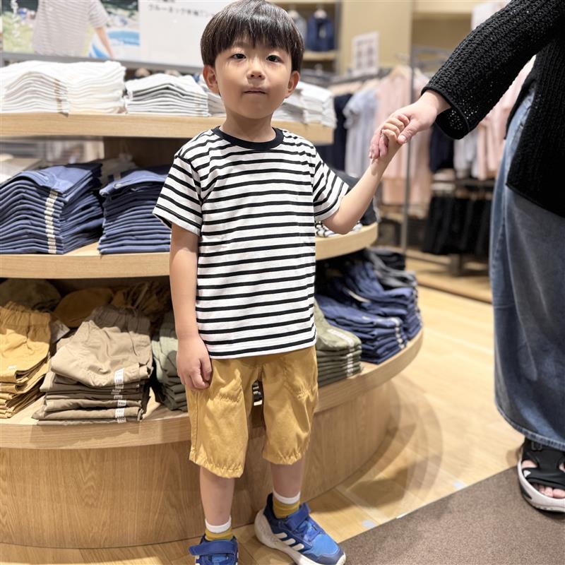 【みのおキューズモール】夏のレジャーにおすすめの子供服「乾きやすいUVカットハーフパンツ」