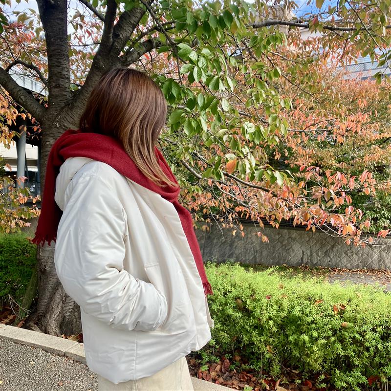 【みのおキューズモール】750フィルパワーのアウターで紅葉の季節も快適に。