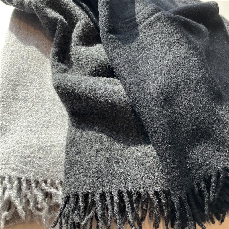 【みのおキューズモール】おしゃれに防寒！「ふっくらウールストール」