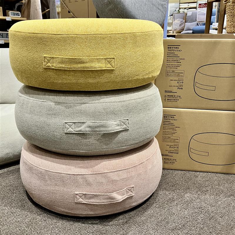 【みのおキューズモール】新商品「空気でできたフロアクッション」
