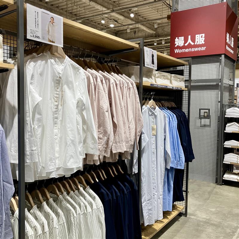 【みのおキューズモール】今から楽しめる春色「ロングシャツ」