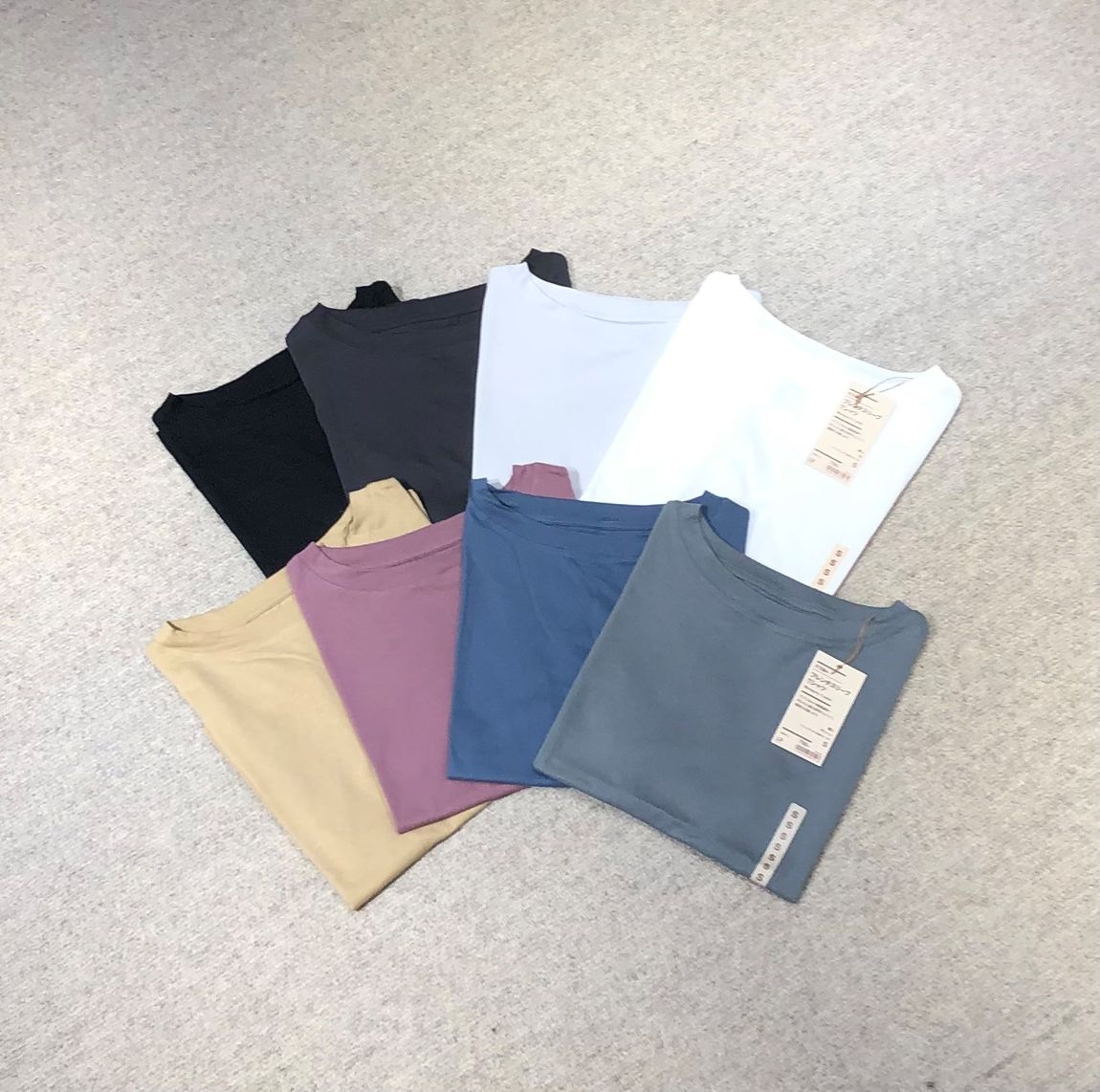 天竺編みフレンチスリーブTシャツ８色の写真