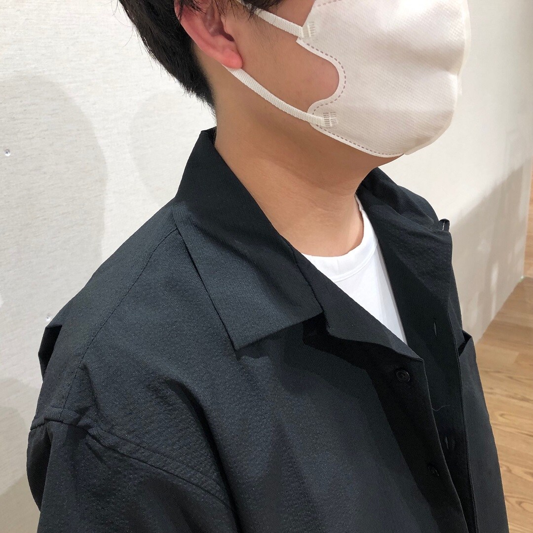 肩回りのアップ