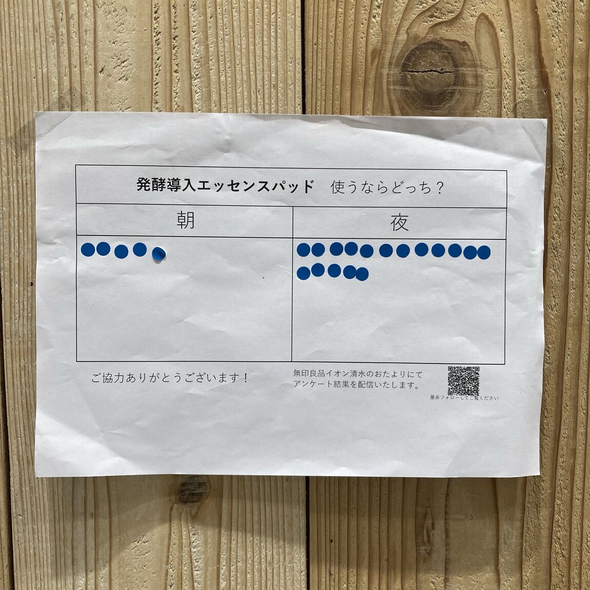 投票用紙