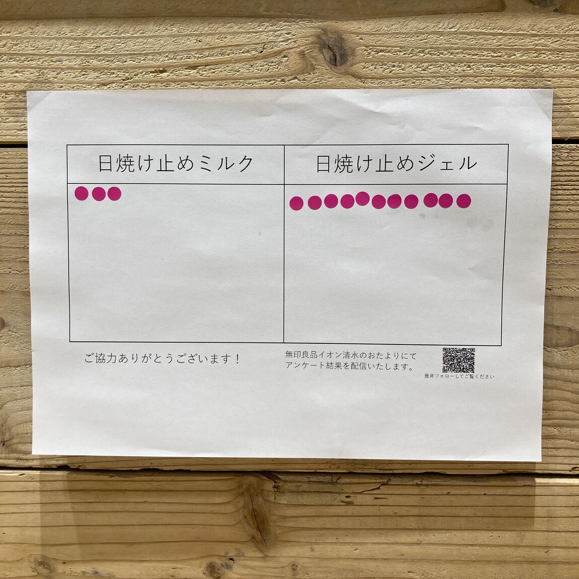 投票用紙