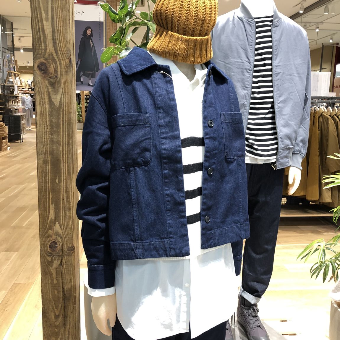 カポック混ジャケットの画像
