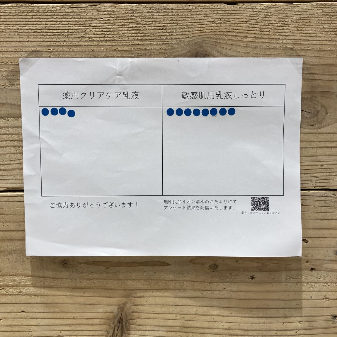 投票用紙