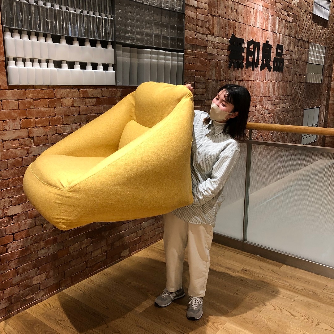 【無印良品阪急西宮ガーデンズ】空気でできたソファ先行販売