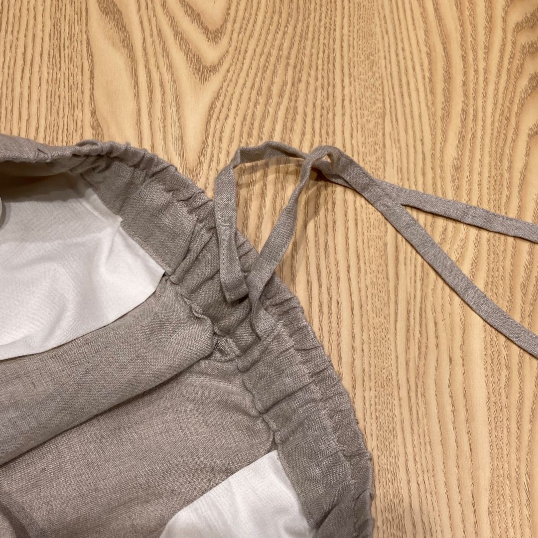 総ゴム仕様のウエスト