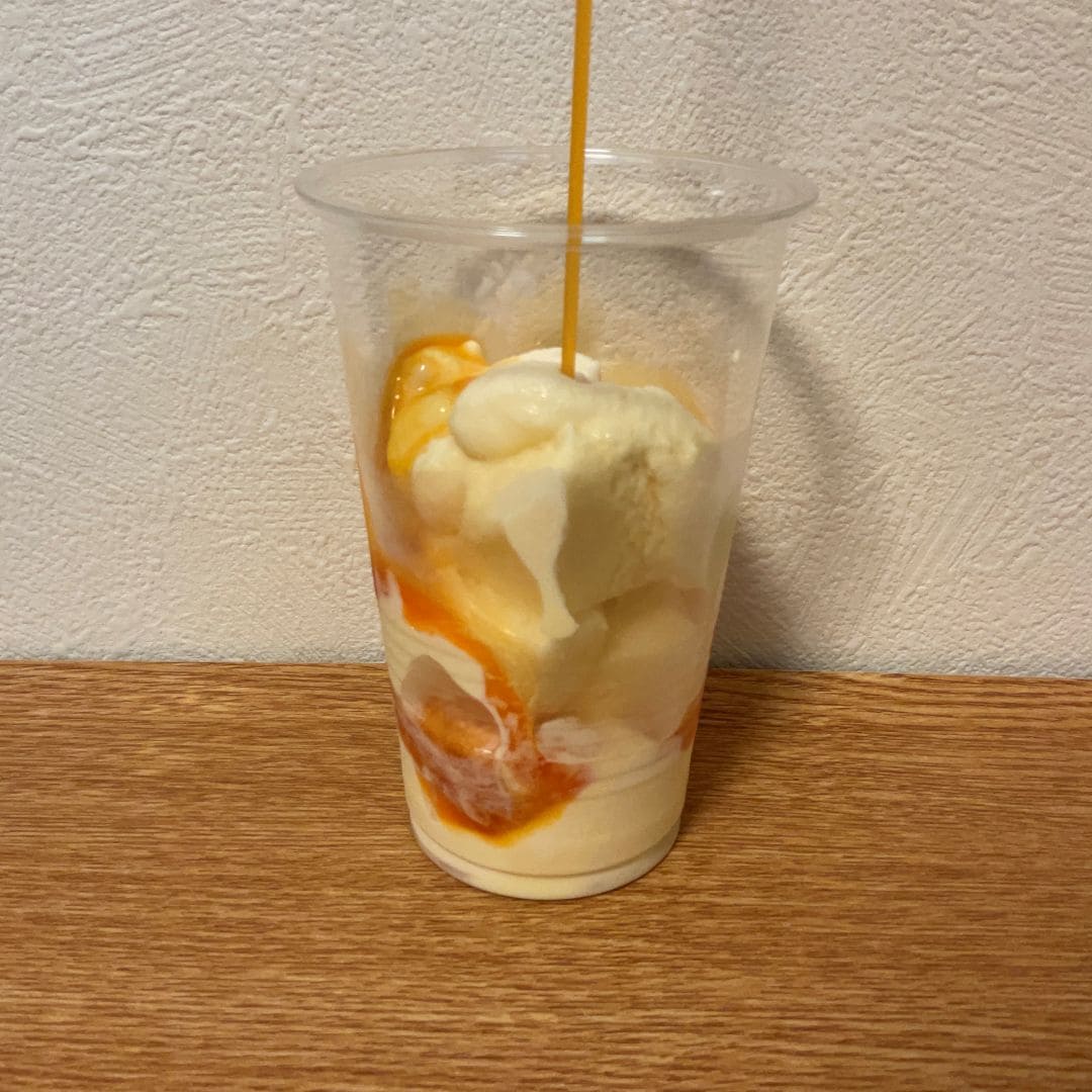 シロップを加えます