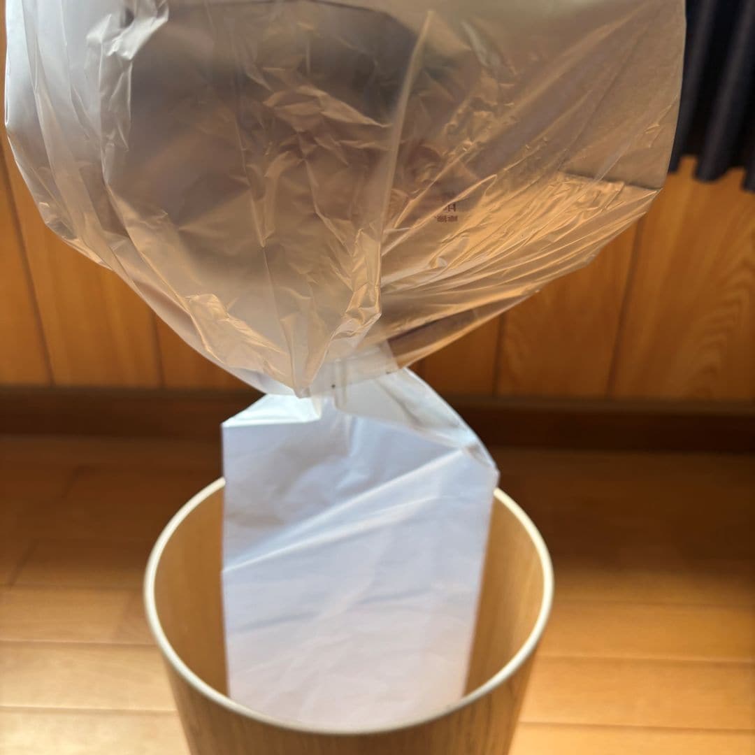 ごみ袋がつながっている写真