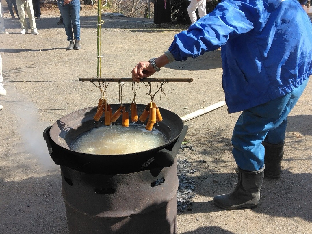 【みんなみの里】筒粥神事