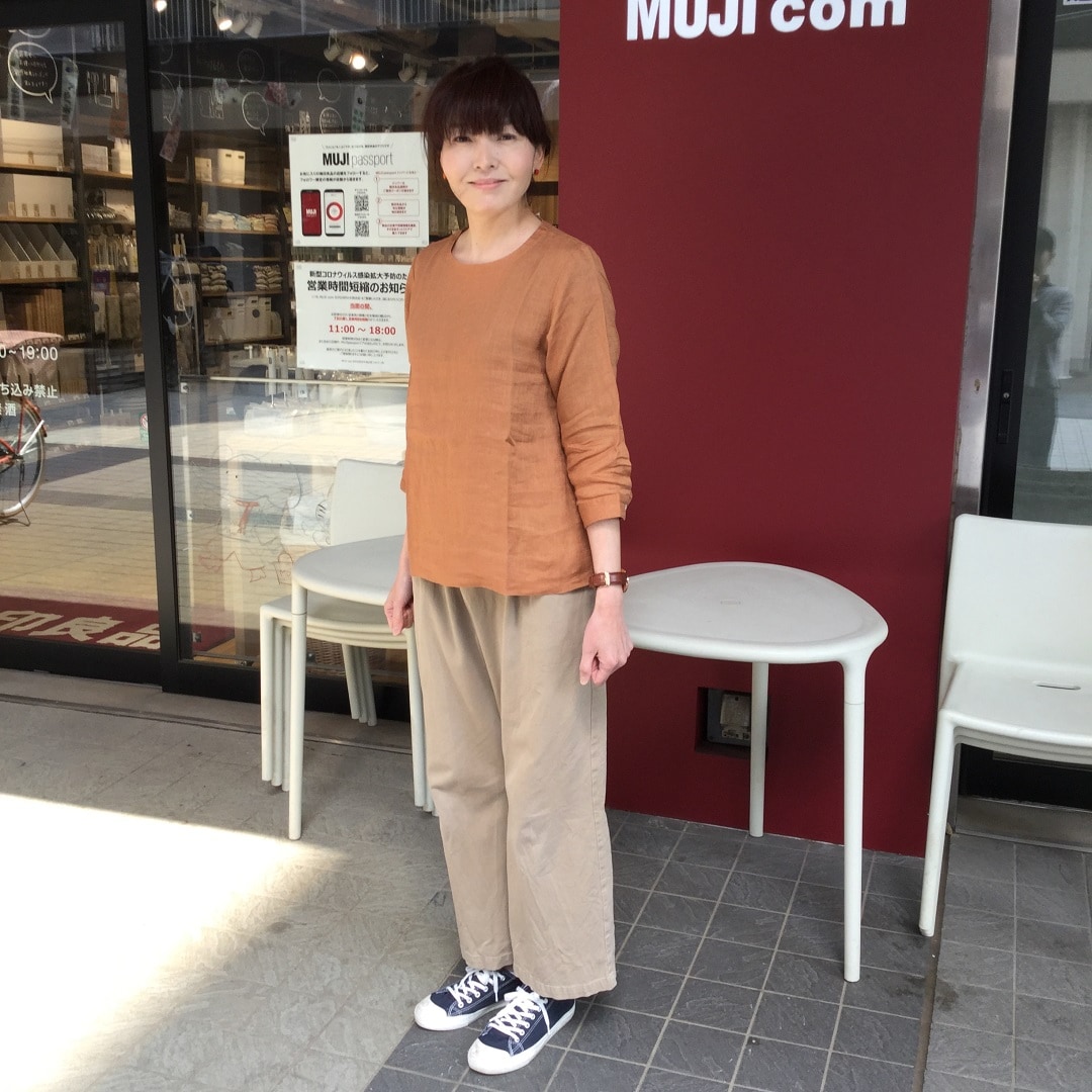 【MUJIcom光が丘ゆりの木商店街】リネンの衣服各種入荷しています