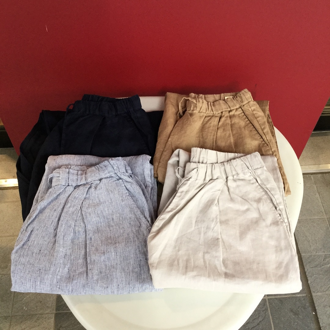 【MUJIcom光が丘ゆりの木商店街】リネンの衣服各種入荷しています