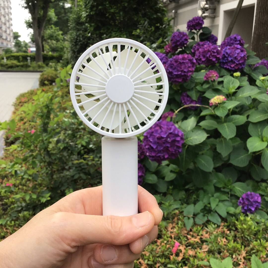 【MUJIcom光が丘ゆりの木商店街】小さな体でも頼れる相棒　充電式コンパクトハンディファン