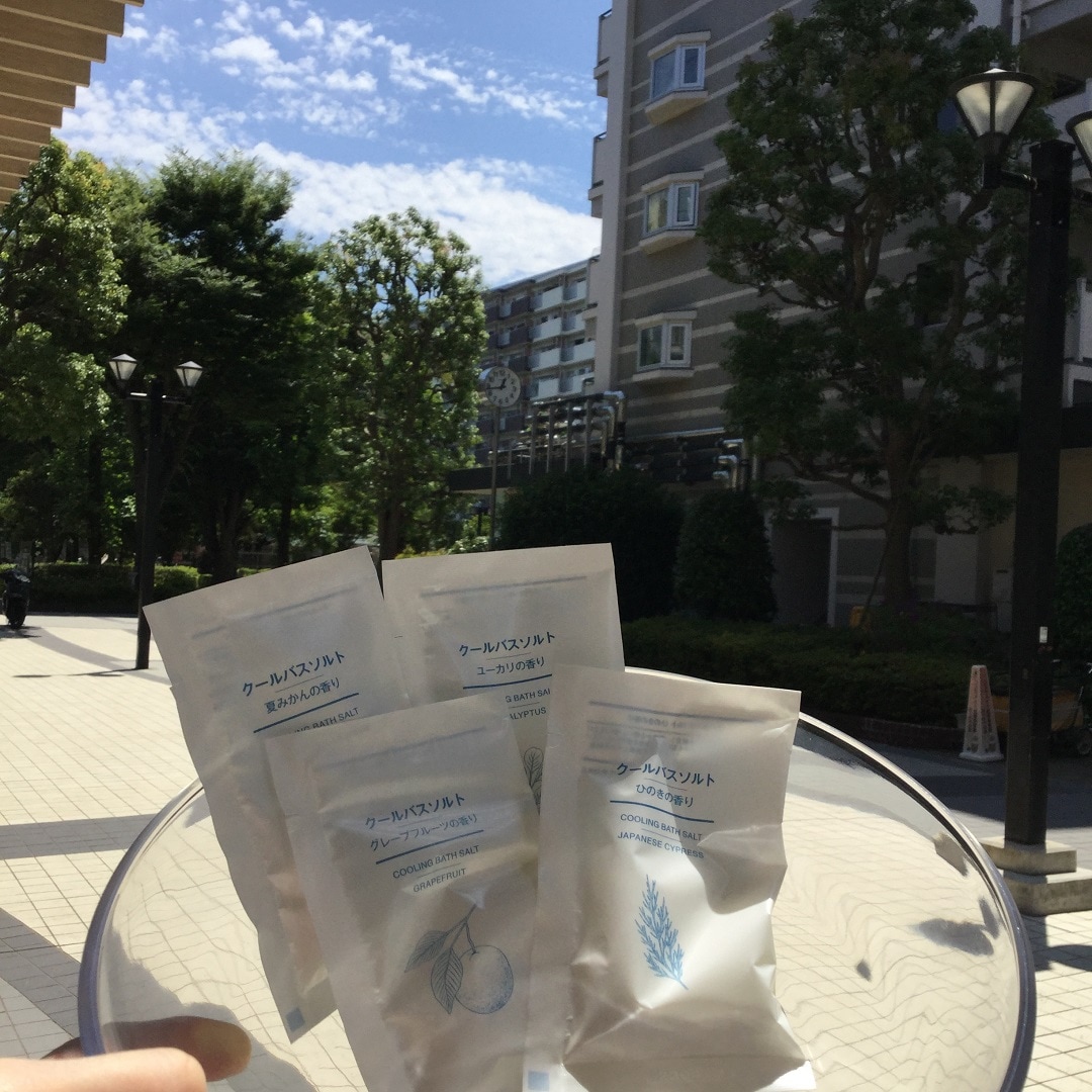 【MUJIcom 光が丘ゆりの木商店街】暑い日もクールな入浴剤で気持ちリフレッシュ｜クールバスソルト