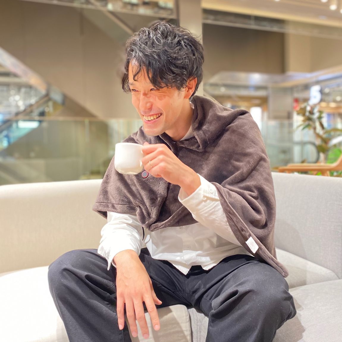 【銀座】洗えるUSBブランケット｜５F　家電売場