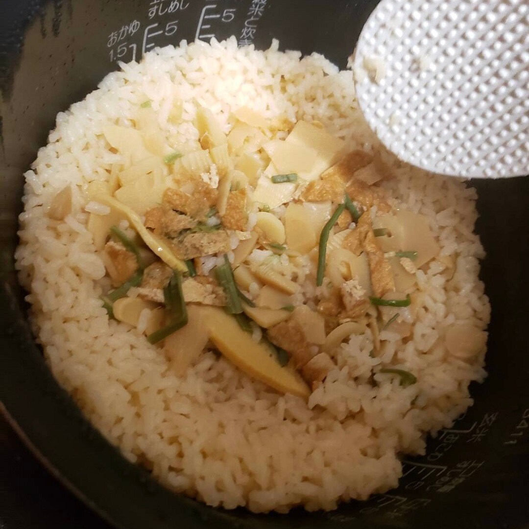 【アル・プラザ草津】たけのこごはんを炊きました