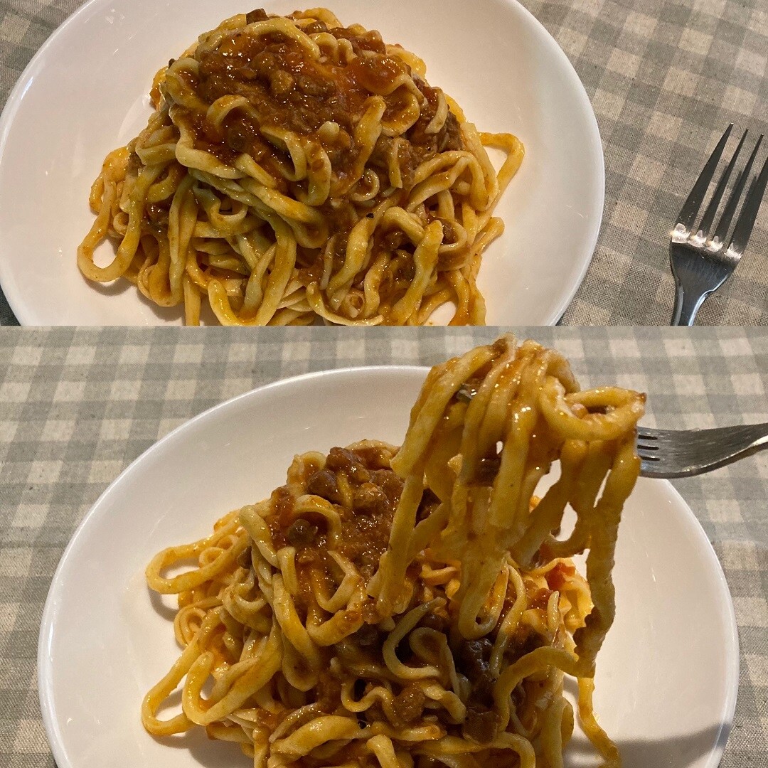 【アル・プラザ草津】粗挽き肉のボロネーゼ