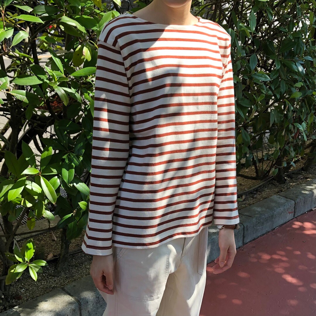 【アル・プラザ草津】太番手ボートネック長袖Ｔシャツ
