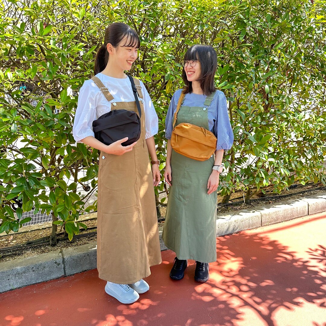 【アル・プラザ 草津】縦横ストレッチチノサロペットスカート