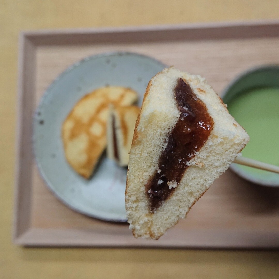 トラ焼き断面