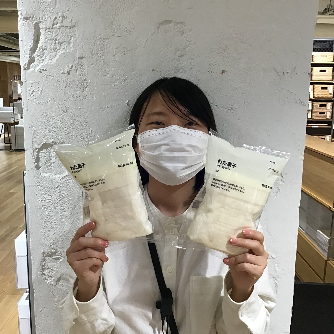 光山さんとわた菓子