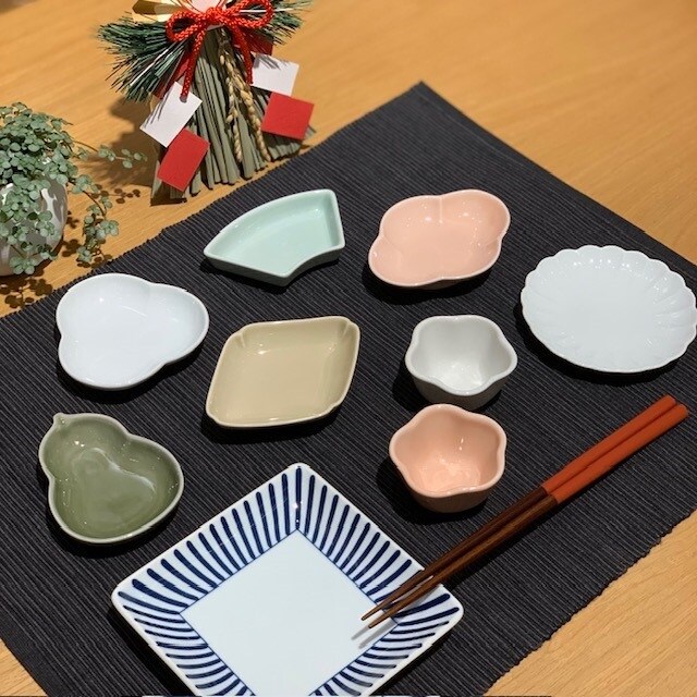 縁起豆皿