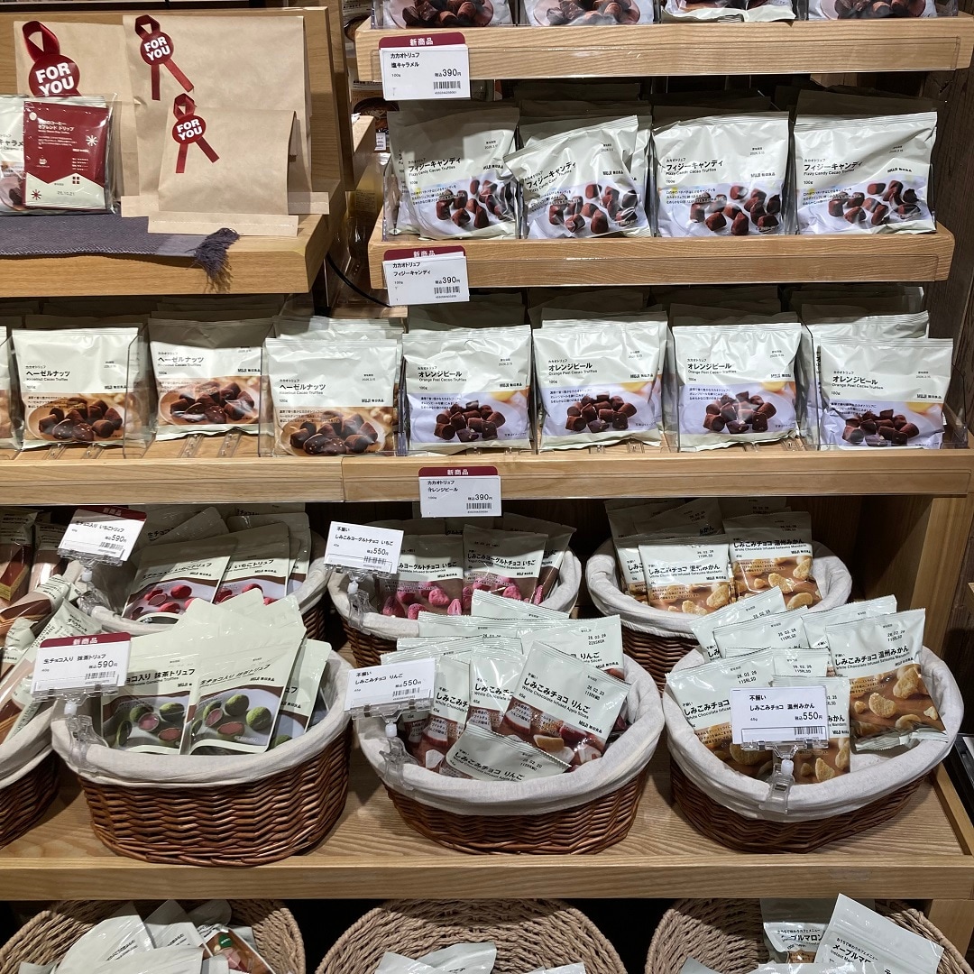 しみこみちょこ　売場　写真