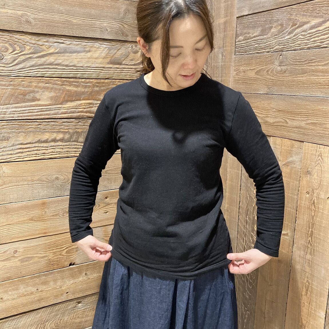 【アスモ高山】肌にもやさしいあったか綿 厚手 インナー