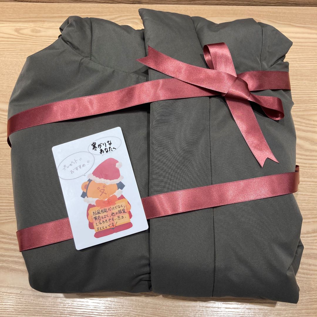 紳士　防風撥水中わたフードジャケット