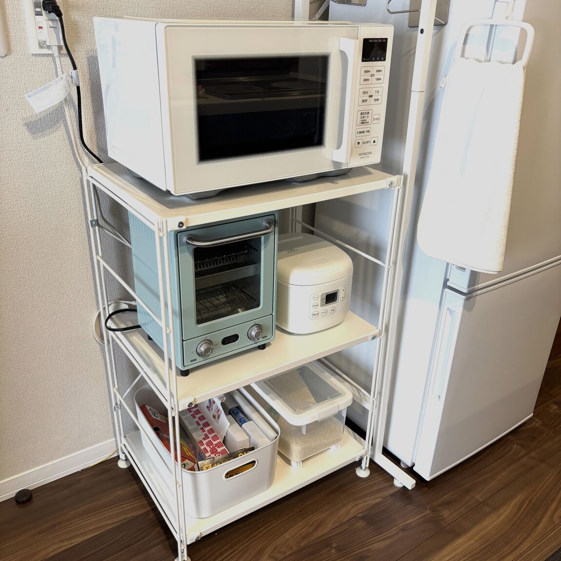ユニットシェルフ　キッチン活用