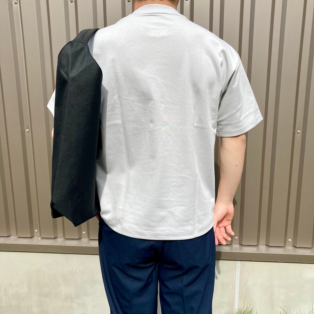 紳士涼感UVカットワイド半袖Tシャツを使ったコーディネート