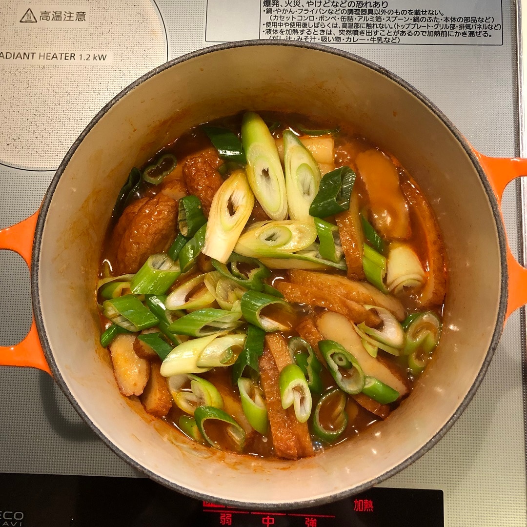 トッポギ鍋の中
