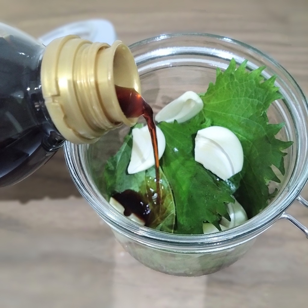醤油どばどばー