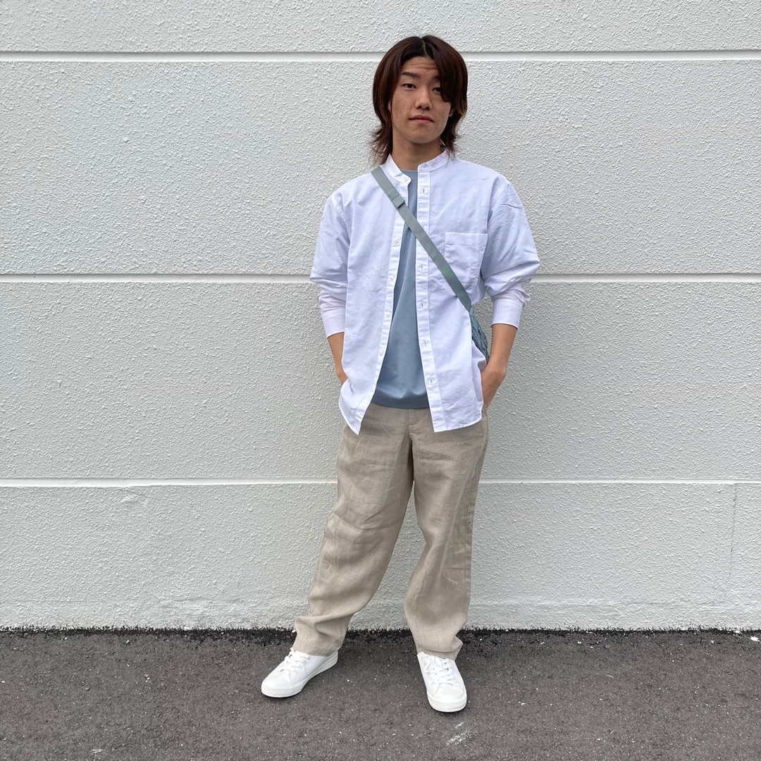 涼感ワイドTシャツおすすめコーディネート