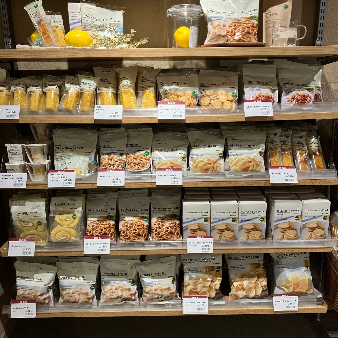 レモン菓子売場