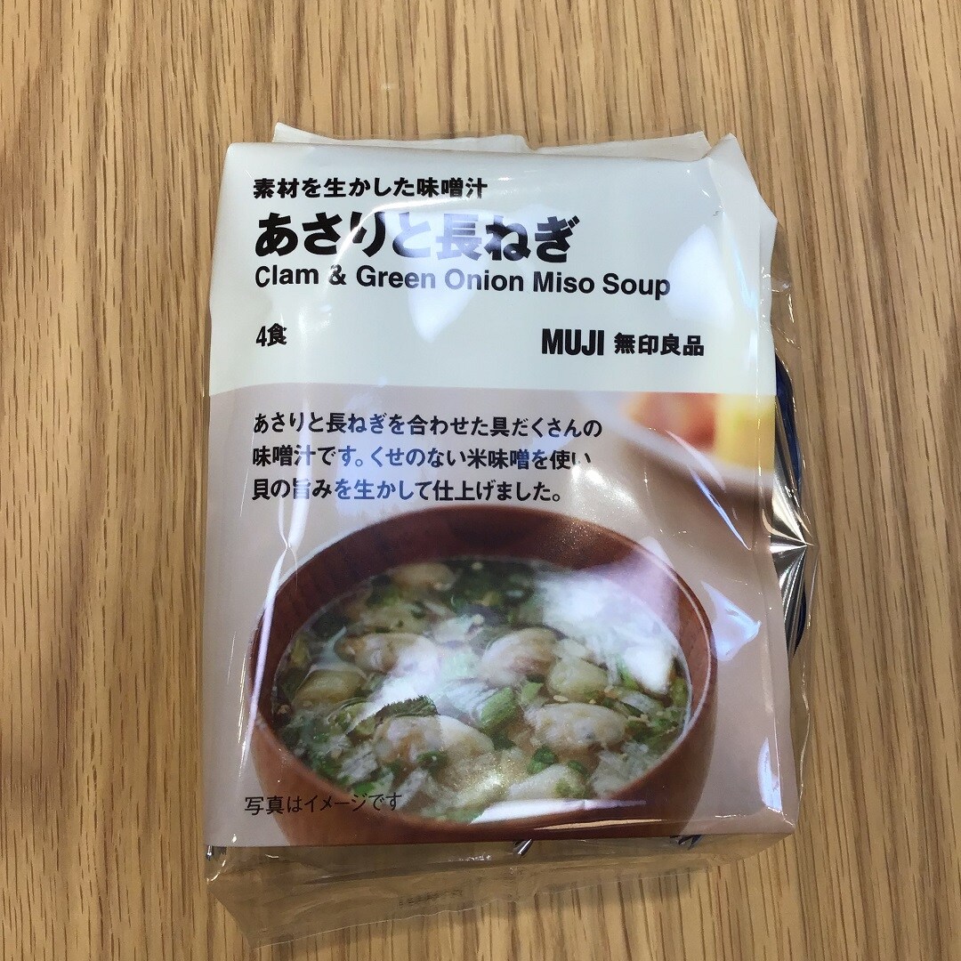 味噌汁あさりと長ねぎ