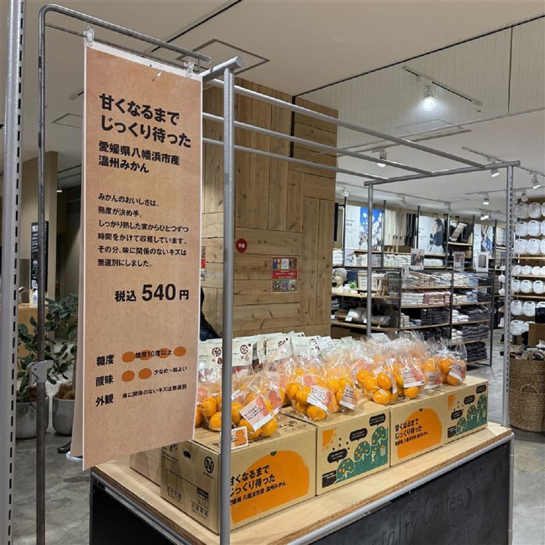 【神戸阪急】本日よりみかんの販売がはじまりました！