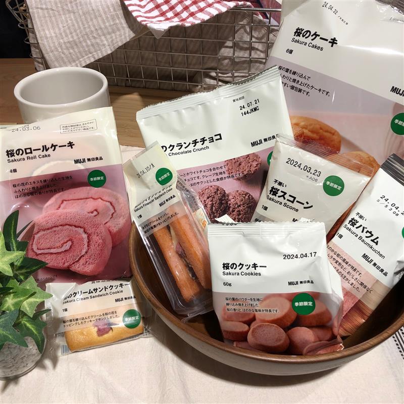 桜のお菓子の写真
