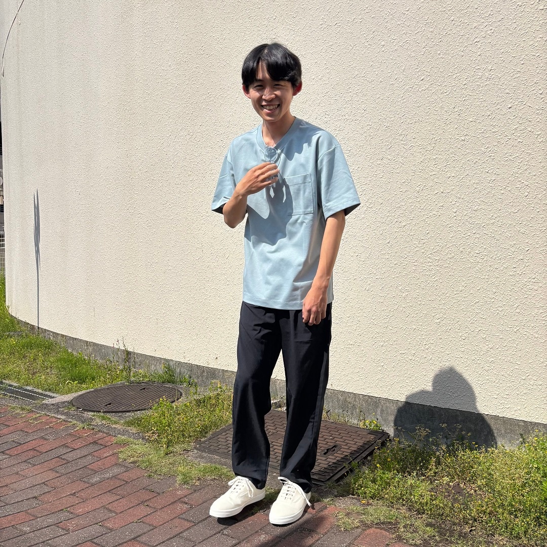 涼感UVカット　ワイド半袖Tシャツ