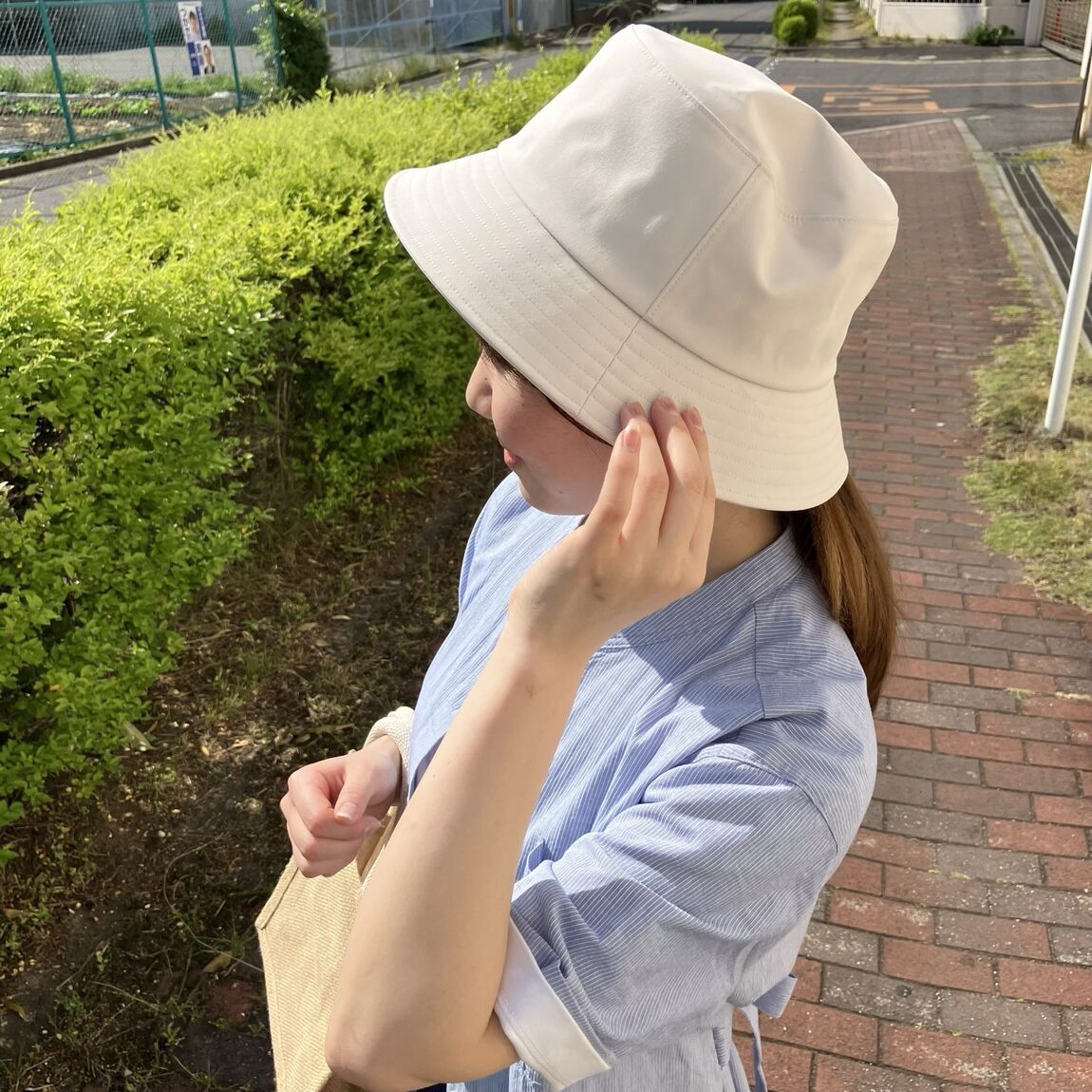涼感半袖シャツワンピース