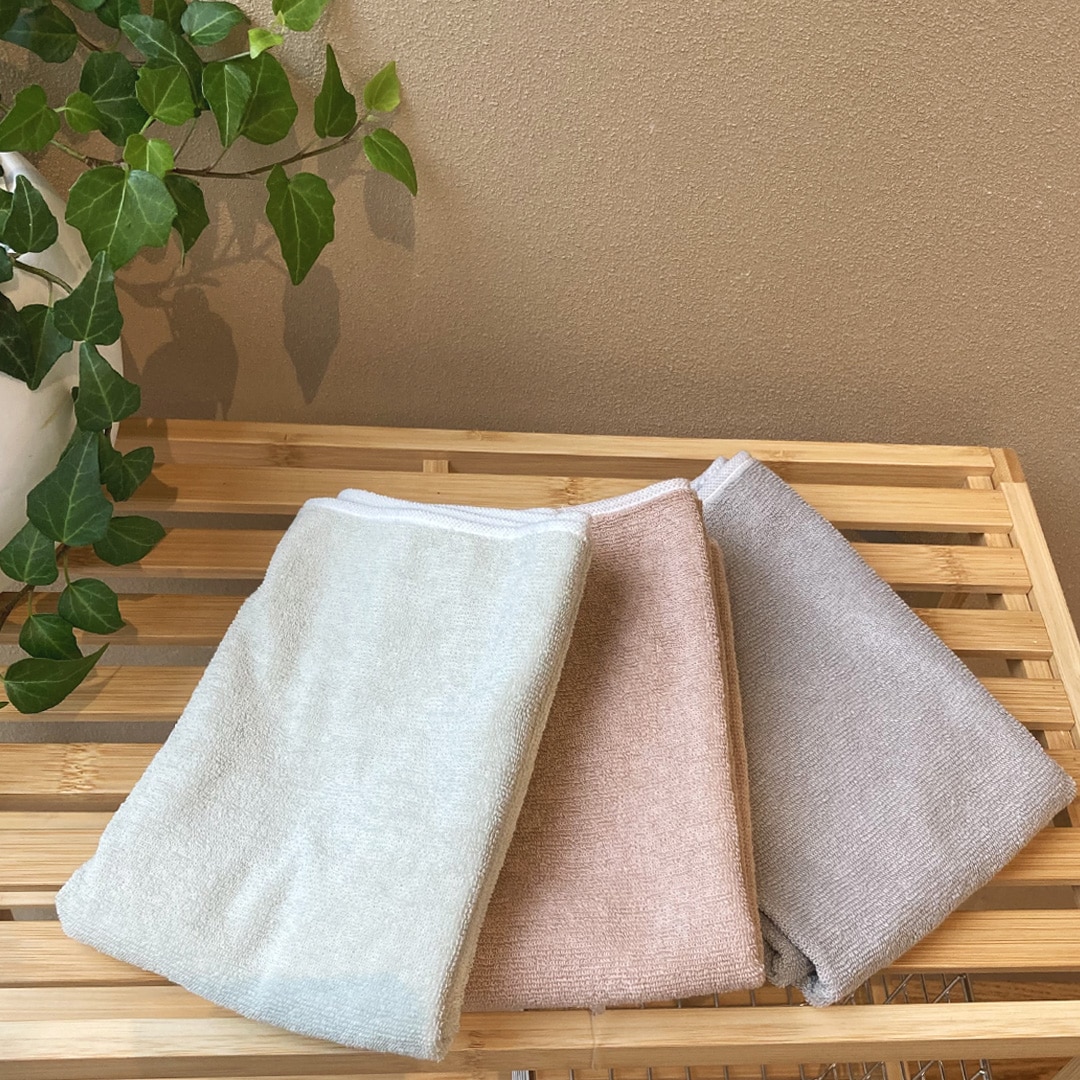 【マルエイガレリア】お風呂の後でもサウナでも。頭にフィットするターバンタオル