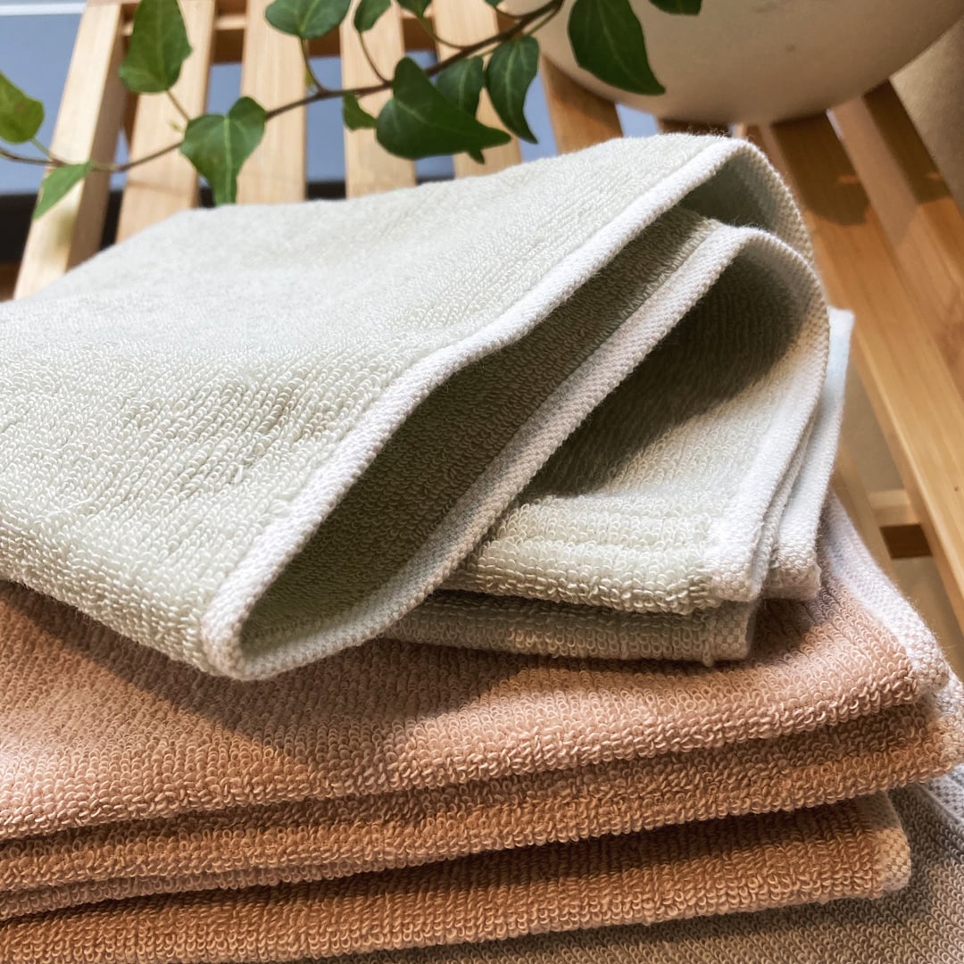 【マルエイガレリア】お風呂の後でもサウナでも。頭にフィットするターバンタオル