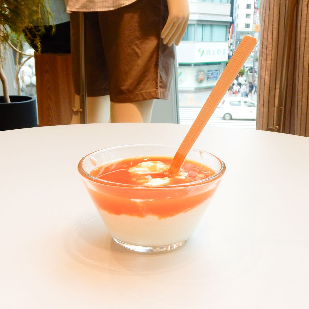 アイスクリームでつくるシェイクの写真