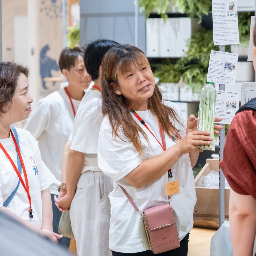 生産者との会話
