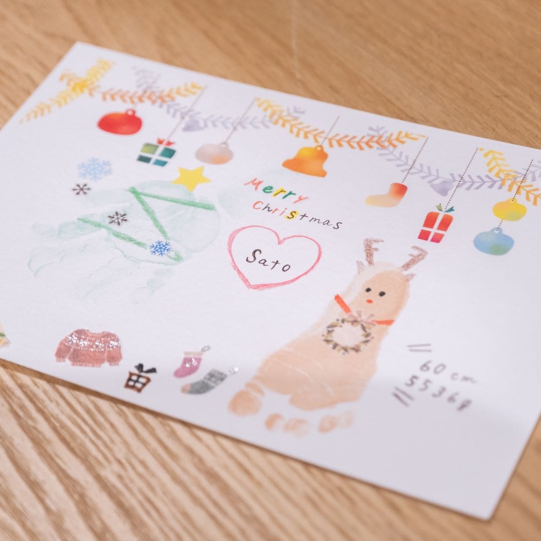 ご家族でお好きなモチーフにデコレーションしていただきました。